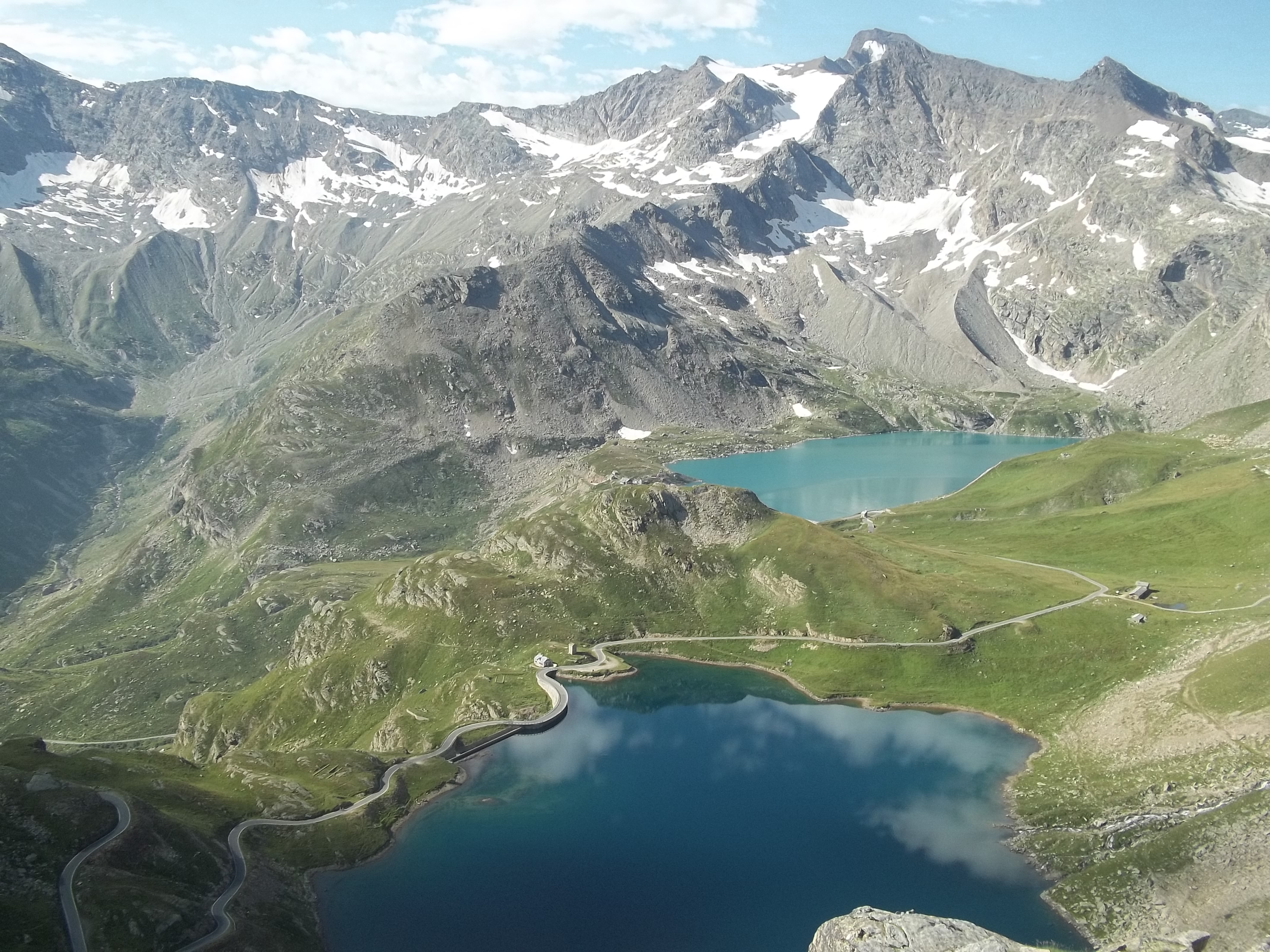Lago Serru e Agnel nel parco nazionale del gran paradiso