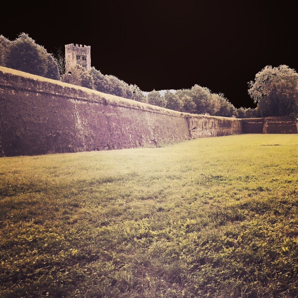 Le Mura di Lucca viste da Porta S. Maria