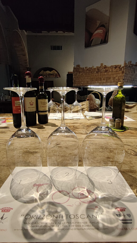 DEGUSTAZIONE DI CHIANTI ALLA TENUTA IL CORNO