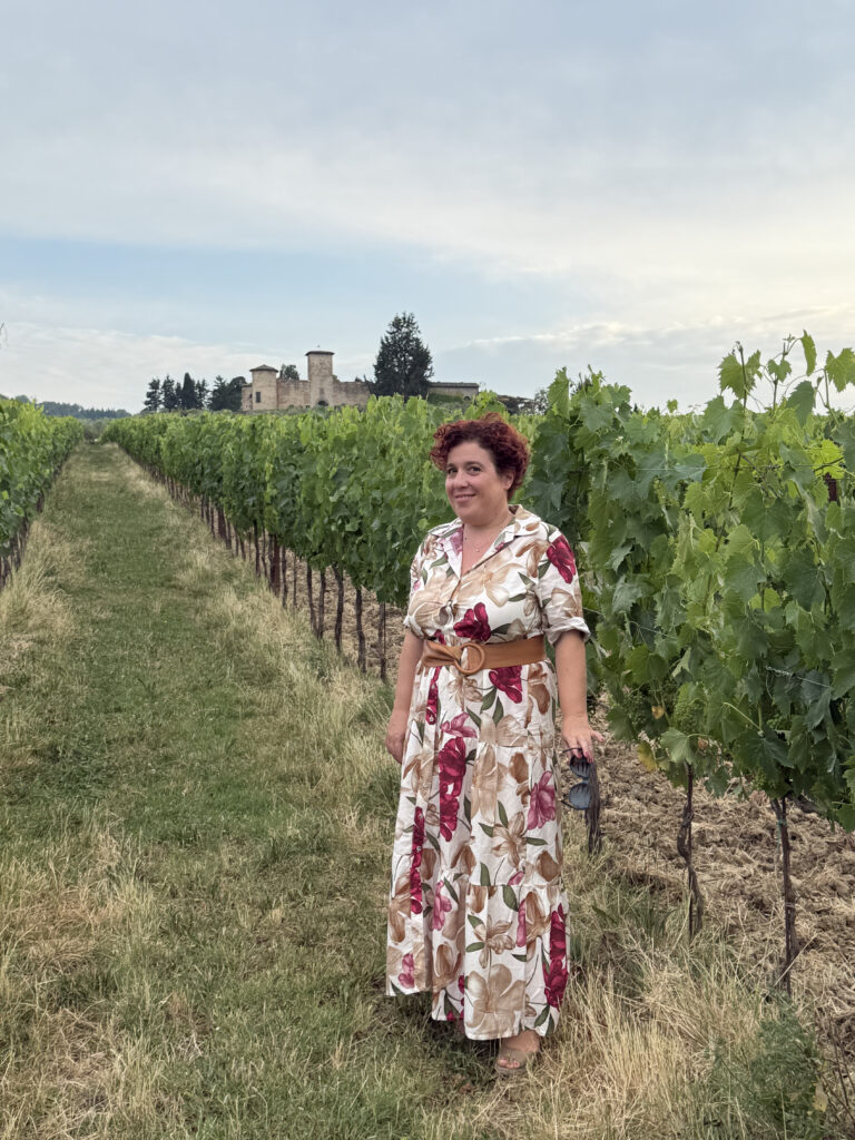 silvia ceriegi in giro nel chianti per trippando