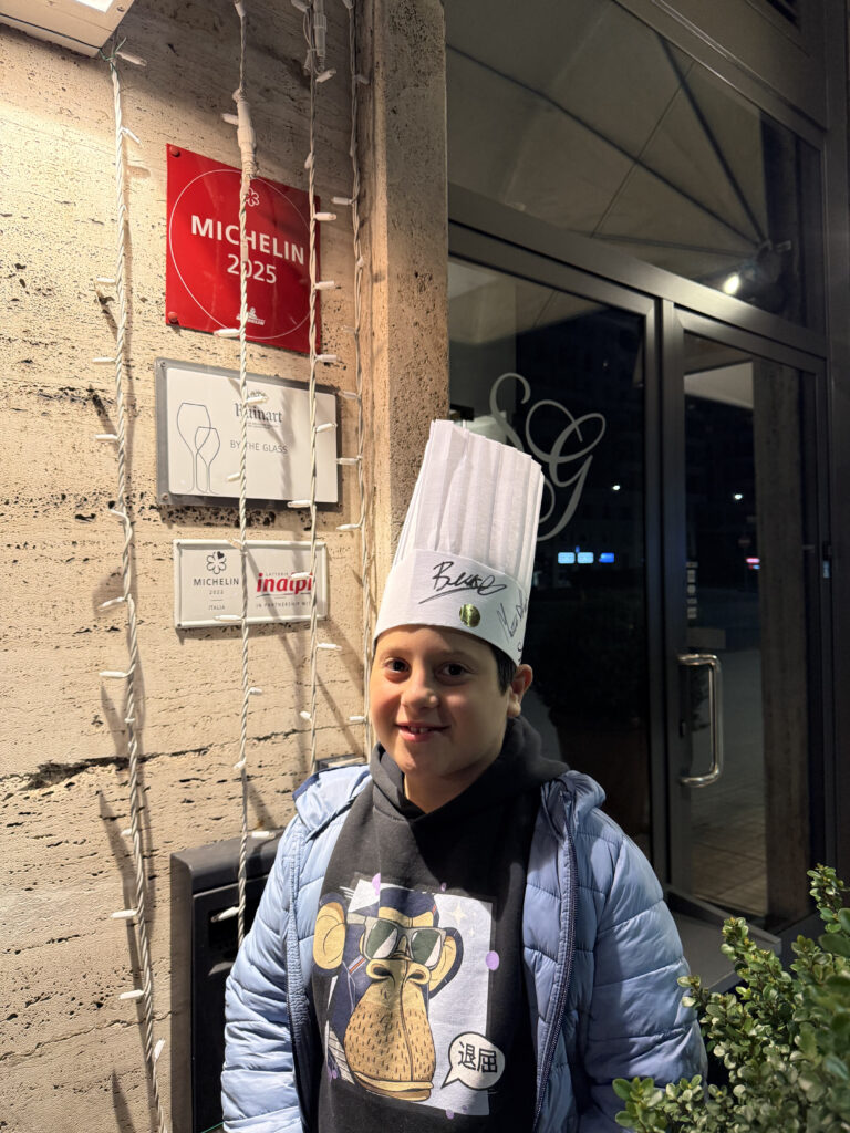 bambini al ristorante stellato