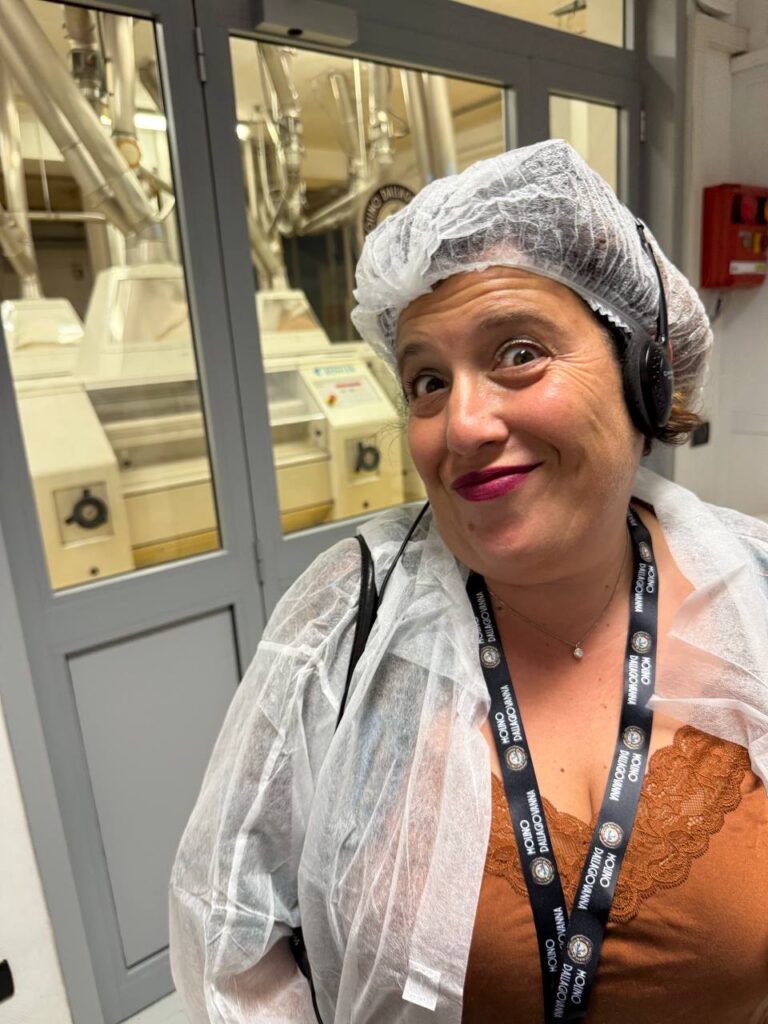 silvia ceriegi in visita al molino dallagiovanna